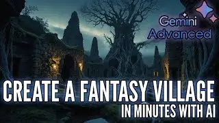 Creating a LIVING Fantasy Village with AI