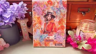 ASMR Golden Hour Reflections 🌼🦋 & Gentle Whispers 🐱💜#newjournal #journaling #asmr #collagejournal