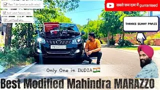 Mahindra MARAZZO Modification | Cardi K4 plus Ambient Light | Active 10” bass tube | myTVS Led setup