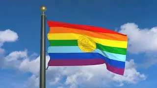 Flag of Cusco (2021) (moving clouds)