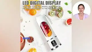 QLECT Portable Blender Electric Juicers Fruit Mixers USB Rechargeable Smoothie Mini Blender