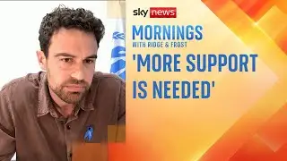 Actor Theo James speaks to Sky News about his personal connections to Syria