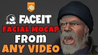 Face Motion Capture from any Video | Facial Expressions & Talking Mocap in blender