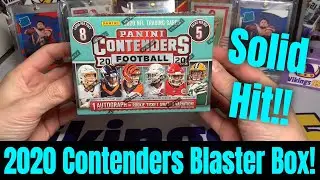 An Awesome 2020 Contenders Football Blaster Box! $19.99 Retail Value If You Can Find Them!