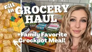EXTREME BUDGET GROCERY HAUL || SLOW COOKER RECIPE || KROGER HAUL