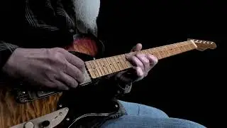 Sunny — Five Shapes in A Minor (Blues Guitar Interpretation)