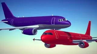 Airplane Crashes, Satisfying Destruction & Military Combat #2 | Besiege