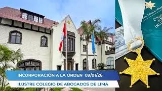 Incorporaci&oacute;n a la Orden del CAL 09-01-26