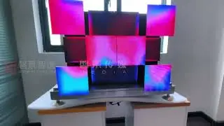 PJ-LINK 12 IN 1 3D kinetic LED module demo