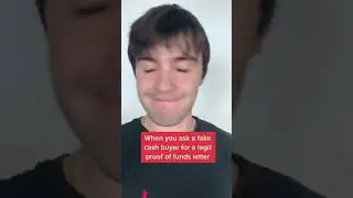 Always ask for a legit proof of funds letter!