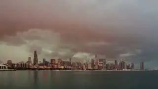 Thunderstorm Over Chicago Time Lapse