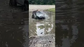 First time in the water #traxxastrx4 #absima #offroad