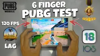 OMG 🤩 PUBG MOBILE 6 FINGER GAMEPLAY || IPAD MINI 5 PUBG TEST 2024 || IPAD MINI 5 BGMI TEST HANDCAM