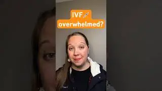 Overwhelmed by #ivf ? #infertility #infertilityawareness #infertilityjourney #infertilityproblems