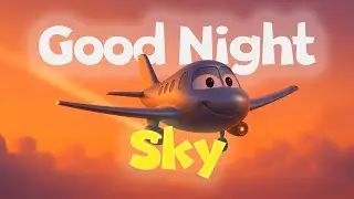 A Sleepy Sky Bedtime Story ✈️ | Goodnight Airplane, Helicopter & More! + Sleep Meditation