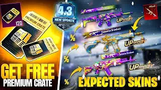 Next Premium Crate is Here | Expected Skins In 4.3 Update | 8TH Anniversary Event |PUBGM 