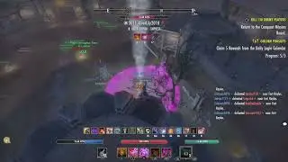 ESO - PvP Elemental Explosion Magblade Gameplay Keep Defence feat. Mr. Jeeves!