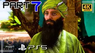 AC mirage | Fire and Wisdom & Find the Missing Brother Missions |  Part 7 | 4k 60FPS PS5