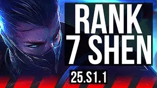 SHEN vs VOLIBEAR (TOP) | Rank 7 Shen | NA Grandmaster | 25.S1.1