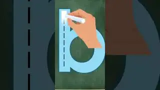 Learn to Trace the Letter B - Fun Handwriting Practice for Kids #shorts #viralshort #kidseducation