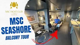 The Ultimate Cruise Ship Room: MSC Yacht Club Balcony Room Tour!!