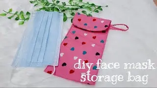 diy face mask storage bag