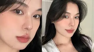 慵懶杏桃妝容🍑｜乾淨耐看內雙輕妝✨眼妝減頰唇增畫法  feat.彩棠