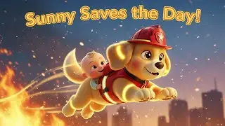 Sunny the Brave Puppy | Fun & Heroic Kids Rhyme | Toon Tales Planet