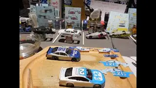 Working a 2015 Ryan Blaney #21 PPG Automotive Paints Custom 1/64 NASCAR Diecast