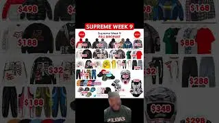 Supreme Week 9 🏍️ #supreme #fw25 #foxracing #streetwear