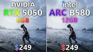 RTX 5050 vs ARC B580 - Test in 16 Games