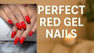Red Gel Manicure | Smooth, Glossy & Timeless Nails 💃 