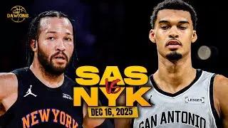 San Antonio Spurs vs New York Knicks Full Game Highlights | 2025 NBA Cup Final