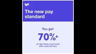 Lyft 70 percent Guarantee.  lyft earnings tracker