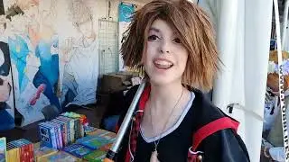 Rimini comics day 1! Sora from Kingdom hearts cosplay 