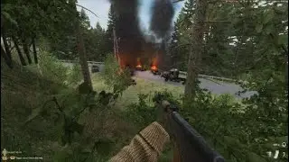 Arma Reforger - Roadblock at Coastal Base Chotain