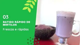 Batido r&aacute;pido de Mirtilos