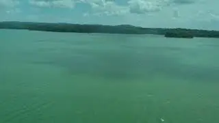 THE GATUN LAKE. After Lake Mead, is the world's largest man-made lake to feed the Panama Canal Locks