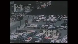 1956 Vintage Cars in Parking Lot Philadelphia