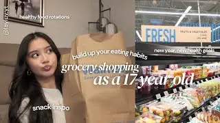 Пойдем со мной за продуктами в 17 лет 🥗 || Улучшение пищевых привычек, идеи для перекусов, вдохно...