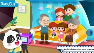STUDIO FOTO BAYI PANDA | BABY PANDA'S PHOTO STUDIO| KARTUN DAN LAGU ANAK | BABYBUS BAHASA INDONESIA