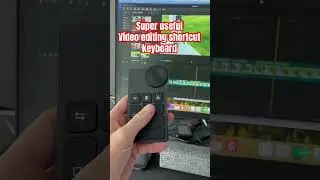 Super useful Video editing  shortcut keyboard with jog speed dial @XPPen #videoediting #capcut