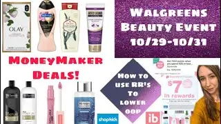 WALGREENS BEAUTY EVENT SCENARIOS 10/29-10/31 MONEYMAKER DEALS!