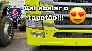 Nossa primeiro Scania 500R 6x2 Verde chegou!!! Vai balançar o mercado!!!