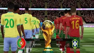 DLS 25 | Portugal Vs Brazil | World Cup | Dream League Soccer 2025 Gameplay...