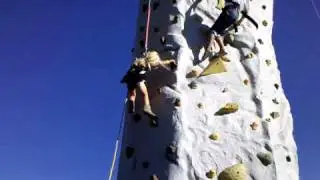 My little lady makes it to the top!