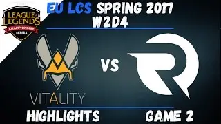 VIT vs OG Highlights Game 2 EU LCS 2017 Spring W2D4 Team Vitality vs Origen