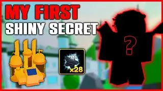 I GOT MY FIRST SHINY SECRET IN ANIME FIGHTERS SIMULATOR!