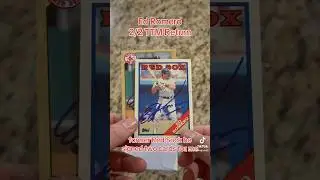 Ed Romero 2/2 TTM Card Return