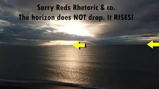 The Horizon does NOT drop with Mavic Altitude! Reds Debunk Part1